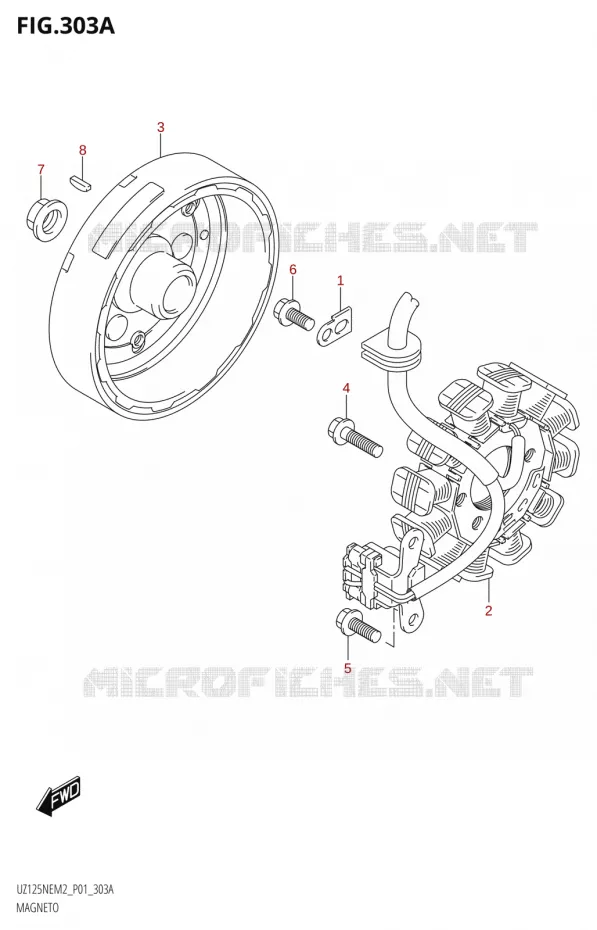 ONTSTEKING Suzuki SCOOTER 125 ACCESS 2022  UZ125NE M2 (E01)