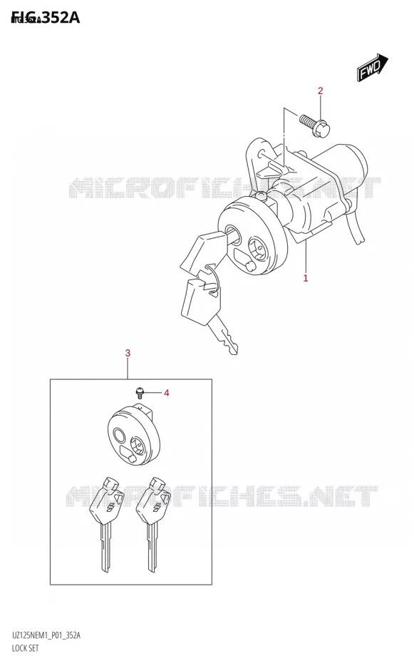 CONTACTSLOT Suzuki SCOOTER 125 ACCESS 2021  UZ125NE M1 (E01)