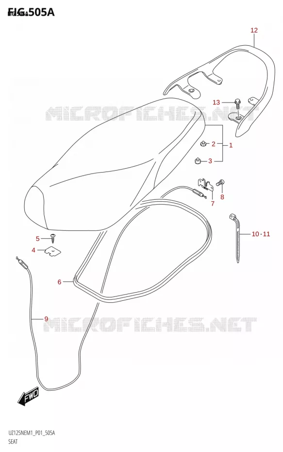 SEAT Suzuki SCOOTER 125 ACCESS 2021  UZ125NE M1 (E01)