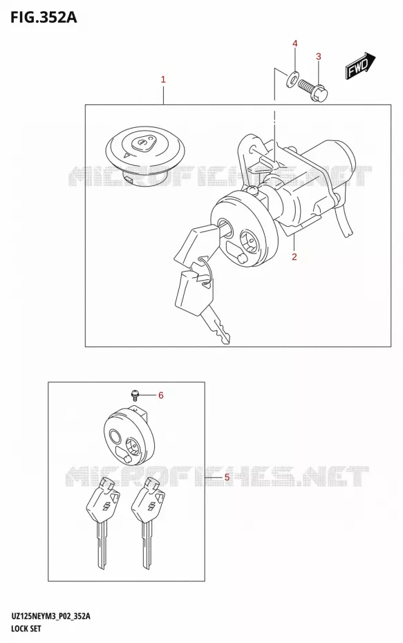 CONTACTSLOT (P19) Suzuki SCOOTER 125 ADDRESS 2023  UZ125NEY M3 (P19)