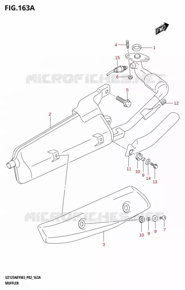 GELUIDDEMPER Suzuki SCOOTER 125 ACCESS 2023  UZ125NEY M3 (P19)