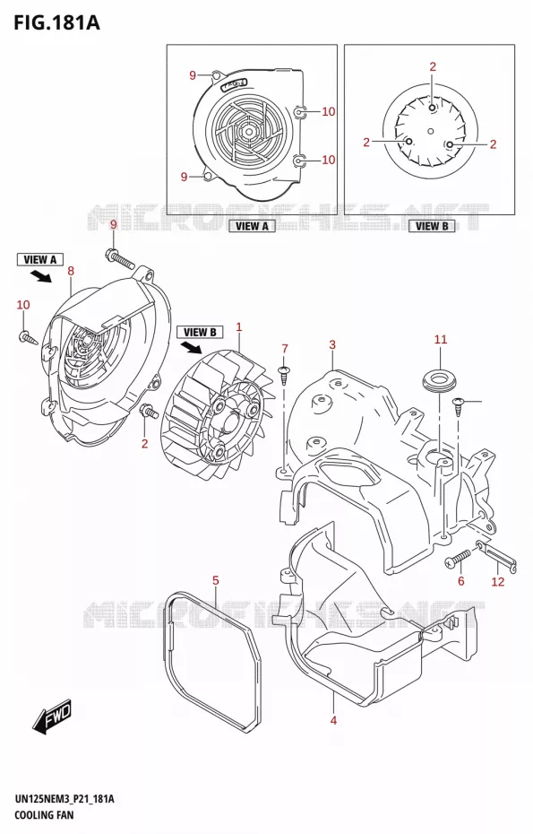 KOELVENTILATOR Suzuki SCOOTER 125 AVENIS 2023  UN125NE M3 (P21)