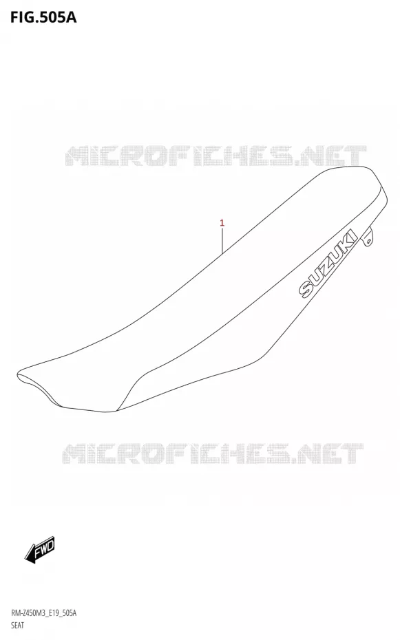 SEAT Suzuki MOTO 450 RM-Z 2023  RM-Z450 M3 (E19)