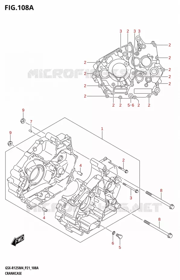 CARTER Suzuki MOTO 125 GSX-R 2024  GSX-R125RL 2024 M4 (P21)