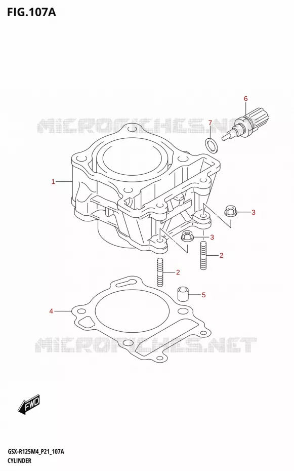 CILINDER Suzuki MOTO 125 GSX-R 2024  GSX-R125RL 2024 M4 (P21)