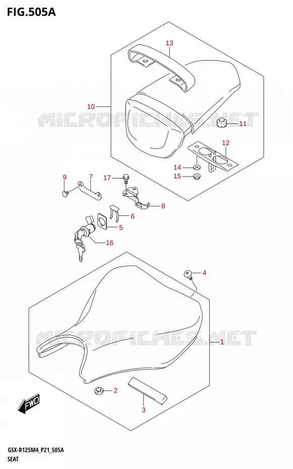 SEAT Suzuki MOTO 125 GSX-R 2024  GSX-R125RL 2024 M4 (P21)