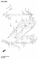 ACHTERSPATBORD voor Suzuki HAYABUSA 1300 2024