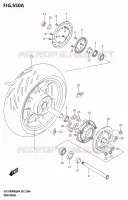 ACHTERWIEL voor Suzuki HAYABUSA 1300 2024