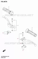 HEFBOMEN   HANDGRIPS voor Suzuki HAYABUSA 1300 2024