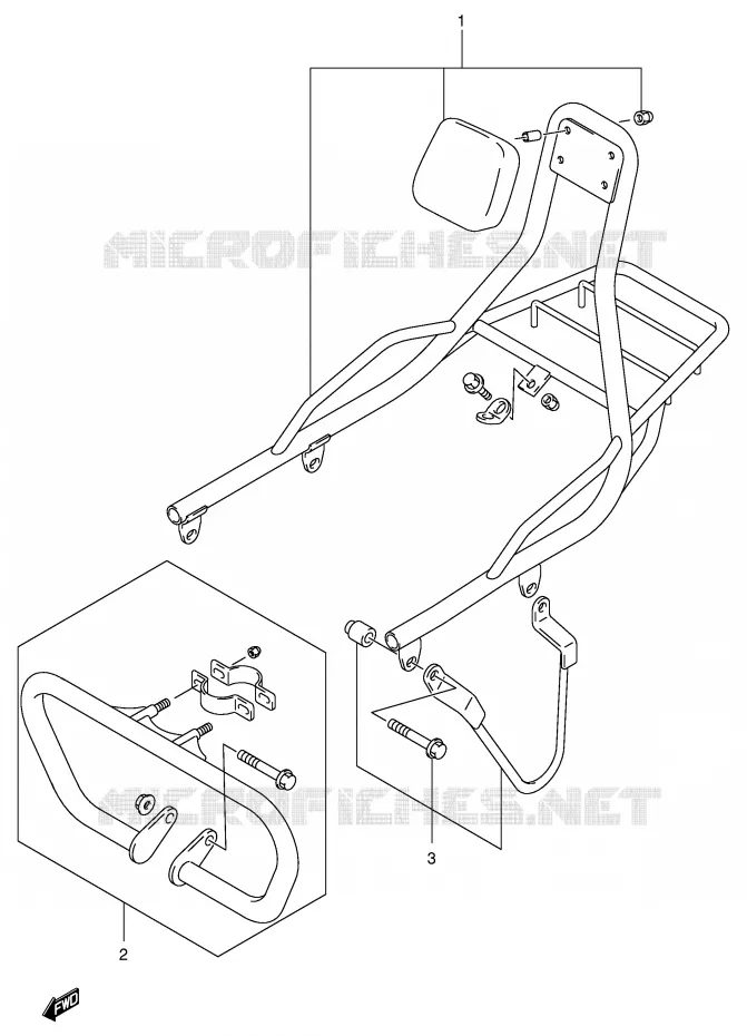CARRIER (OPTION) Suzuki MOTO 125 INTRUDER 2002  VL125K2(E2)