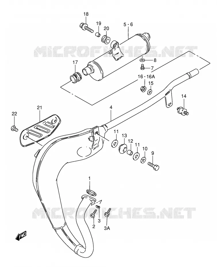 GELUIDDEMPER Suzuki MOTO 50 TS-X 1986  TS50XKG(E1)