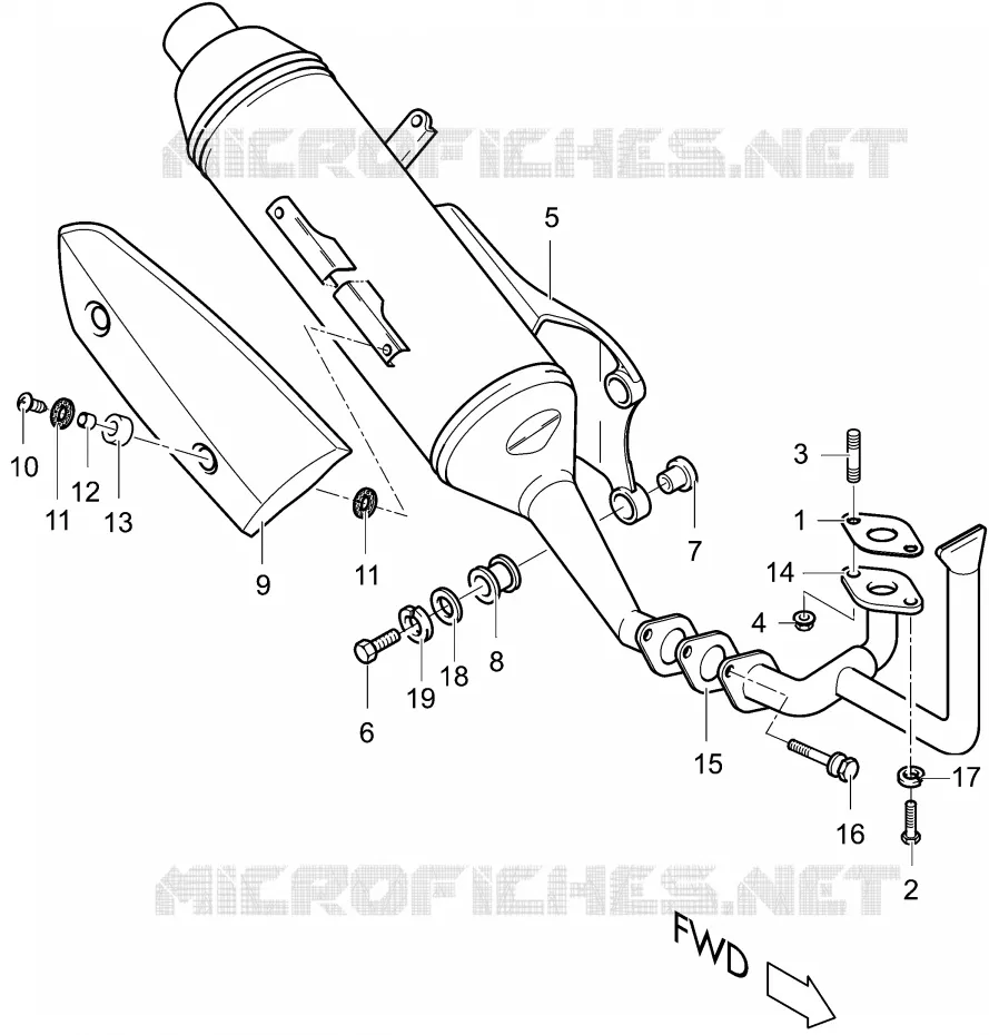 GELUIDDEMPER Suzuki SCOOTER 50 ESTILETE 2001  UF50ZK1