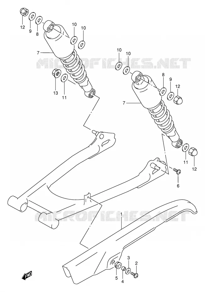 KETTINGKAST Suzuki MOTO 250 TU 2000  TU250XY(E2)