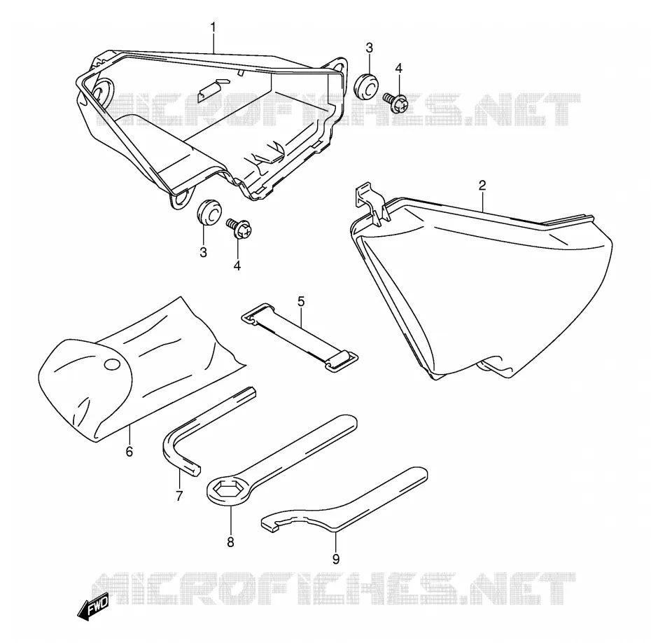 KOFFER Suzuki MOTO 800 VOLUSIA 2002  VL800K2(E2)