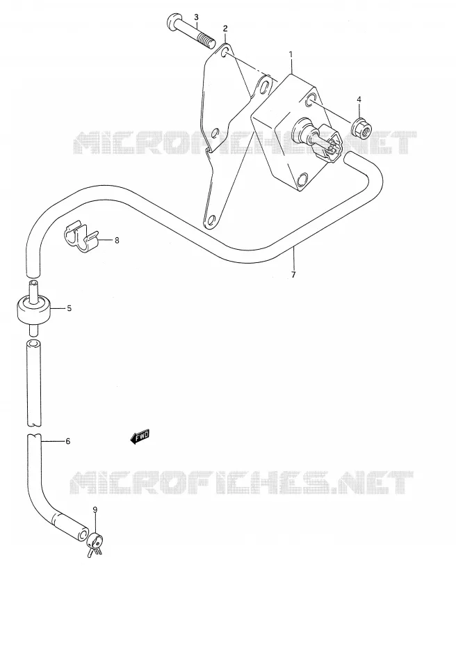 LUCHTSENSOR (MODELE L/M/N/P/R/S) Suzuki MOTO 1400 INTRUDER 1994  VS1400GLFR(E28)