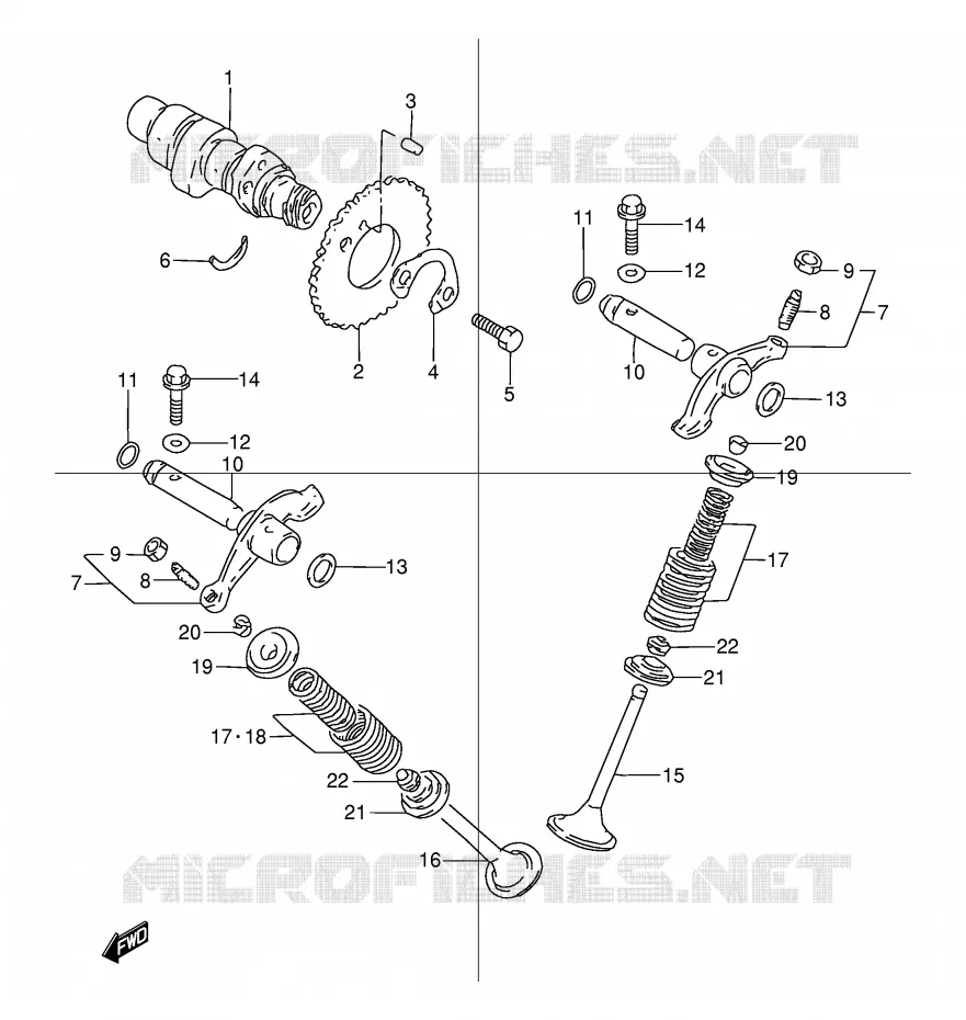 NOKKENAS - VALVES Suzuki MOTO 125 TU 1999  TU125XTX(E2)