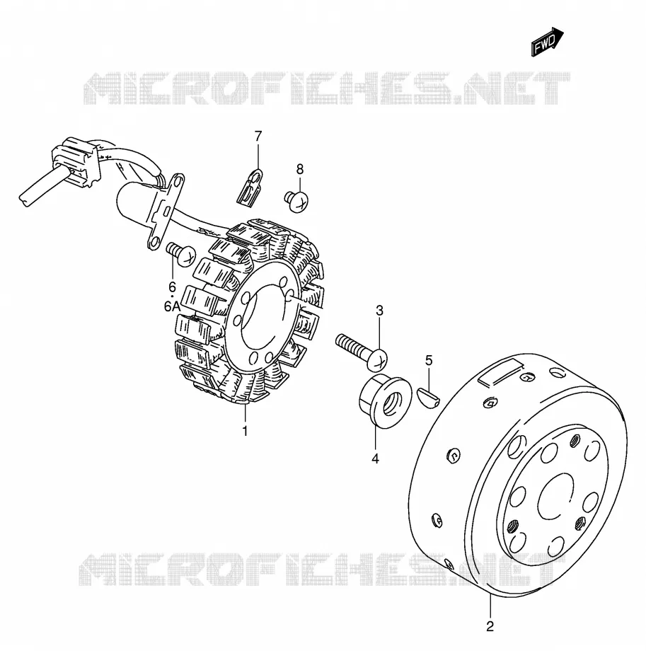 ONTSTEKING Suzuki MOTO 250 TU 1999  TU250XX(E2)
