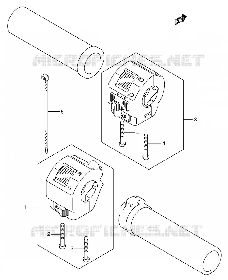 SCHAKELAARS (MODELE K1/K2) Suzuki MOTO 800 VOLUSIA 2005  VL800ZK5(E2)