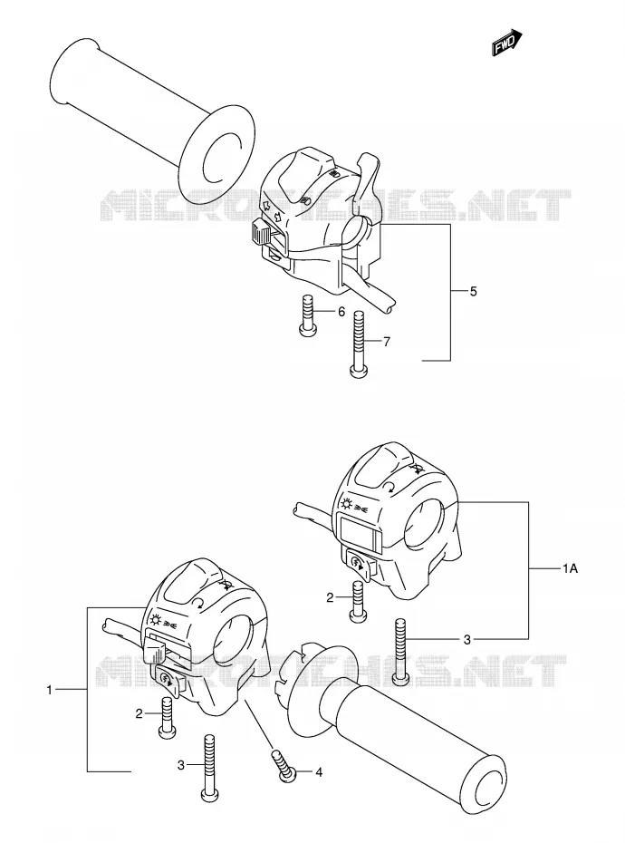SCHAKELAARS (MODELE Y/K1/K2) Suzuki MOTO 250 INTRUDER 2001  VL250K1(E2)
