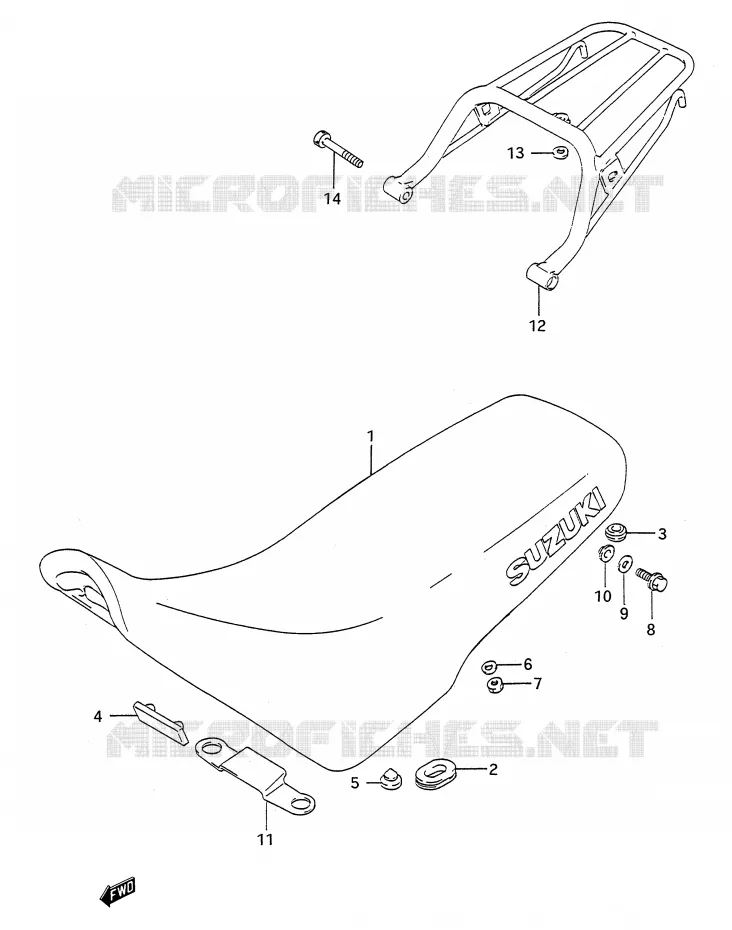 SEAT Suzuki MOTO 200 TS-R 1992  TS200RN(E28)