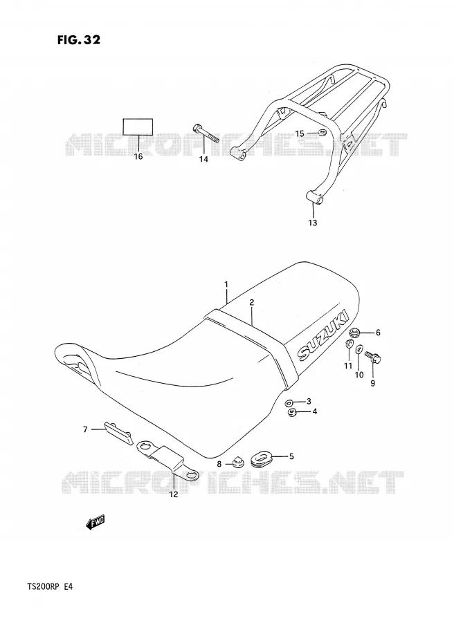 SEAT Suzuki MOTO 200 TS-R 1993  TS200RP(E4)