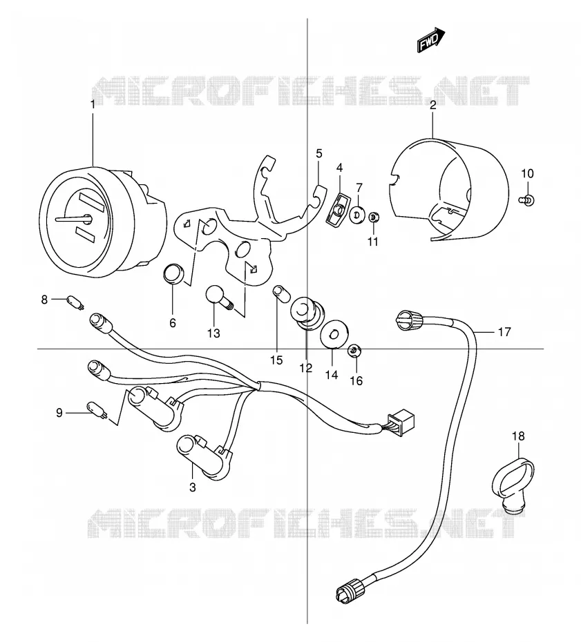SNELHEIDSMETER Suzuki MOTO 125 TU 1999  TU125XTUX(E2)
