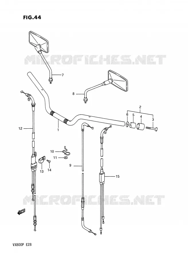 STUUR Suzuki MOTO 800 VX 1993  VX800P(E28)