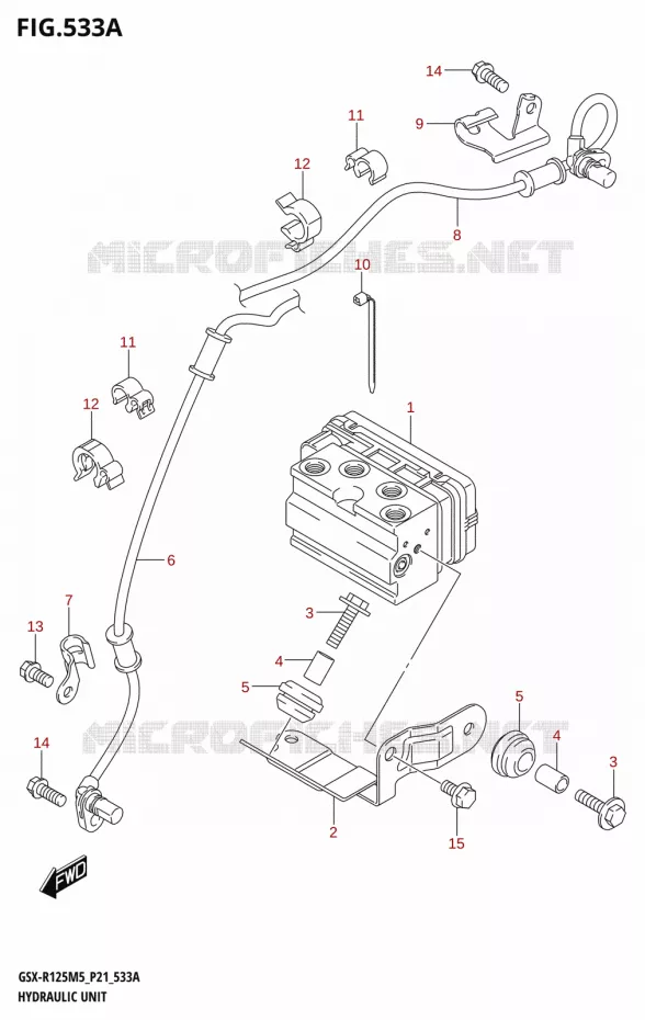 ABS Suzuki MOTO 125 GSX-R 2025  GSX-R125RL 2025 M5 (P21)