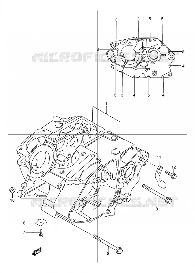CASING Suzuki MOTO 125 TU 1999  TU125XTUX(E2)