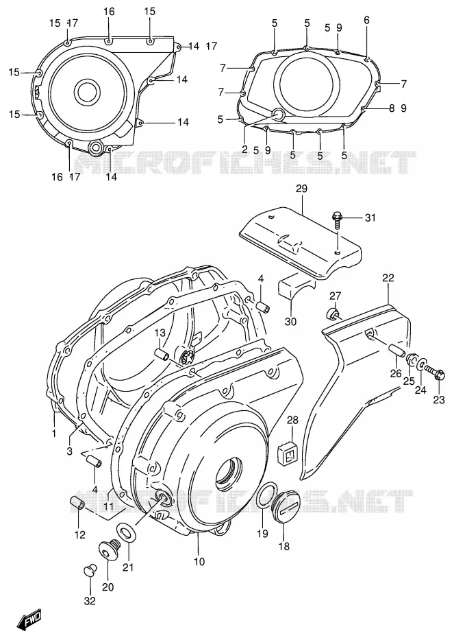 CASING Suzuki MOTO 800 INTRUDER 2000  VS800GLY(E2)