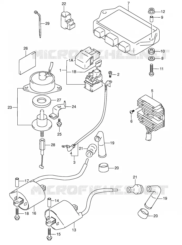 ELEKTRISCH Suzuki MOTO 1500 INTRUDER 1998  VL1500W(E2)