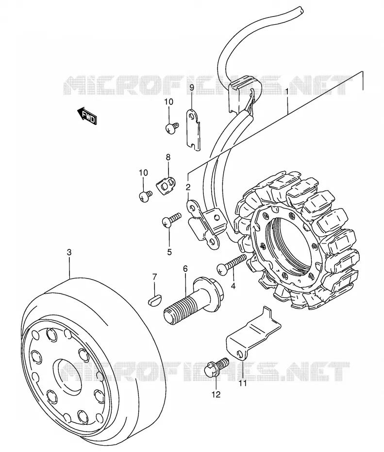 ONTSTEKING (MODELE N/P/R/S) Suzuki MOTO 800 INTRUDER 1992  VS800GLN(E28)