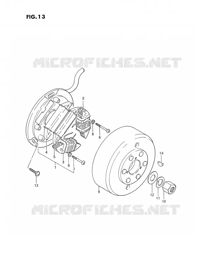ONTSTEKING Suzuki MOTO 185 TS-ER 1994  TS185ERR(E24)