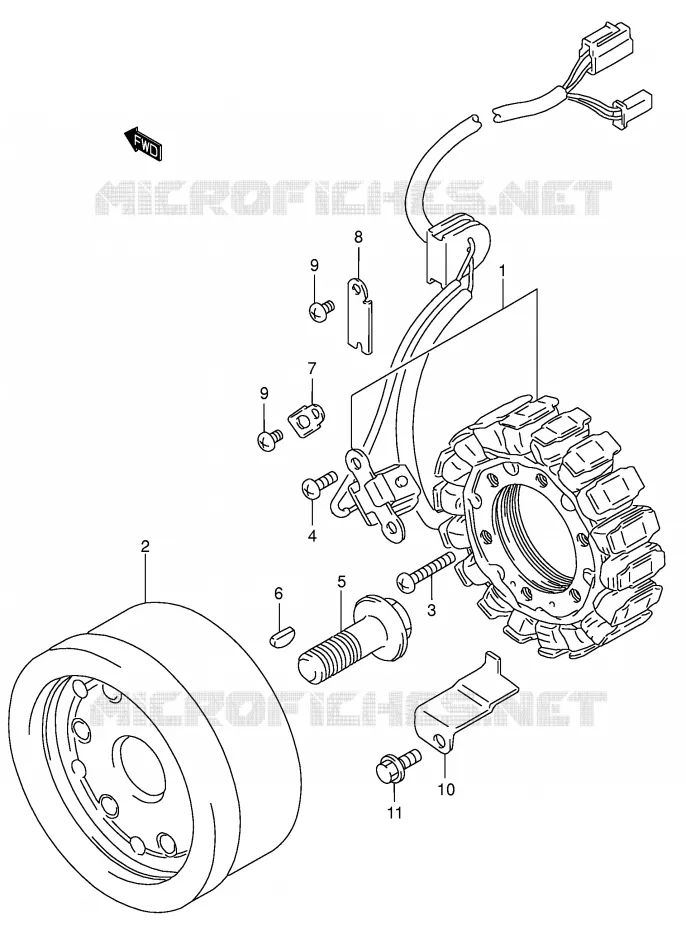 ONTSTEKING Suzuki MOTO 800 INTRUDER 2005  VS800K5(E3/E28)