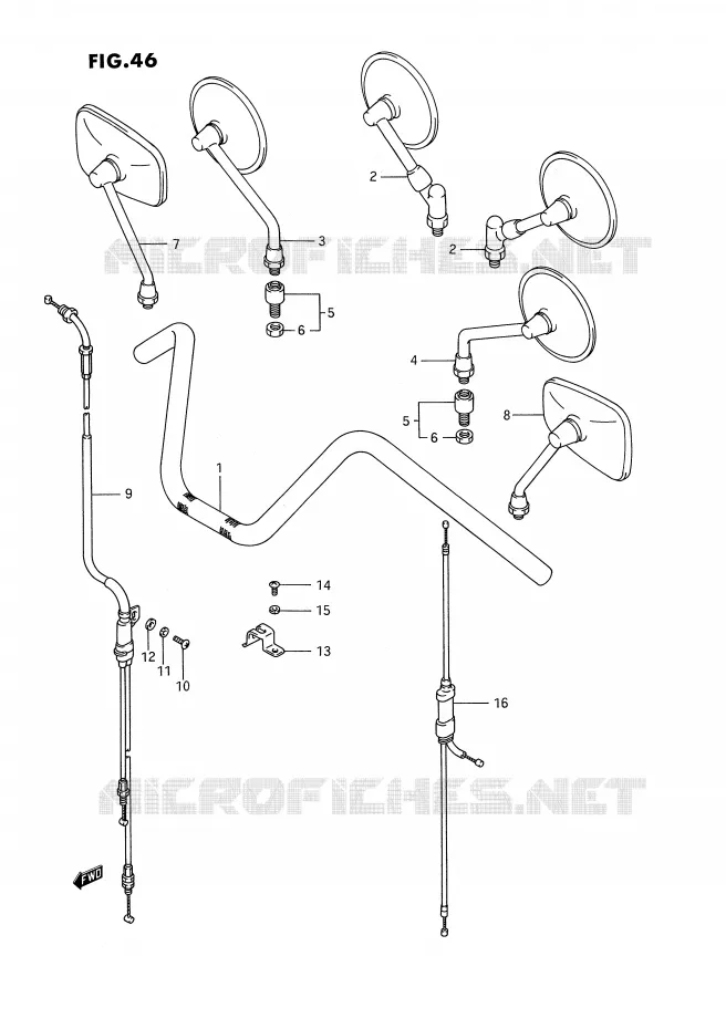 STUUR (VOIR NOTE) Suzuki MOTO 1400 INTRUDER 1987  VS1400GLFH(E2)