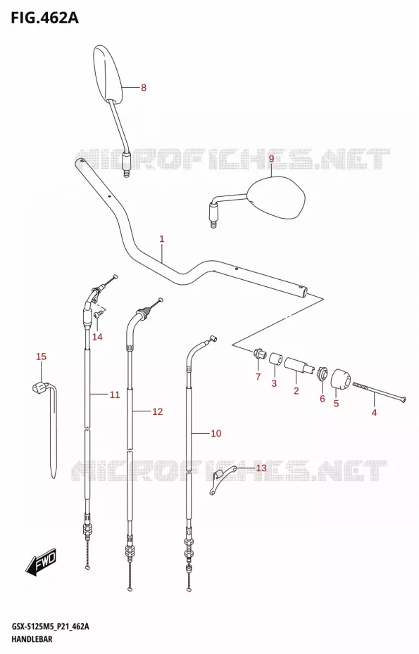 STUUR Suzuki MOTO 125 GSX-S 2025  GSX-S125RL / GSX-S125RLX M5 (P21)