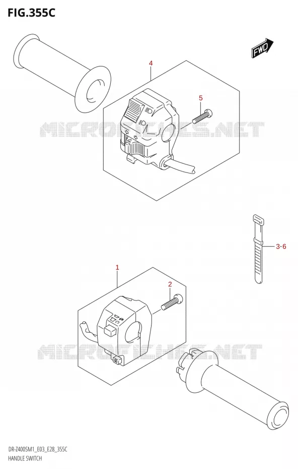 SCHAKELAARS (DR-Z400S) Suzuki MOTO 400 DR-Z 2021  DR-Z400S 2021 M1 (E28)