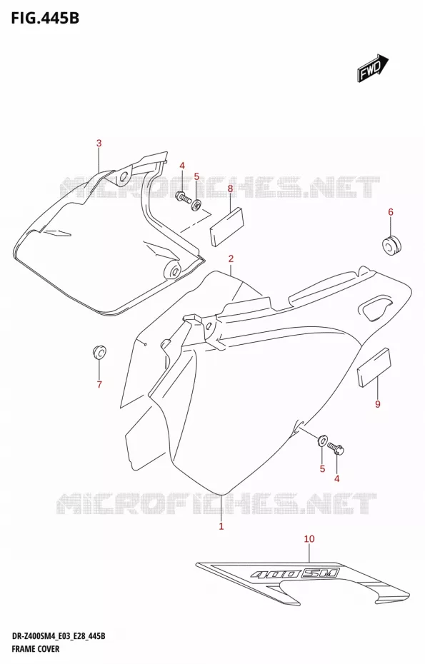 KUIP (DR-Z400SM:E33) Suzuki MOTO 400 DR-Z 2024  DR-Z400S 2024 M4