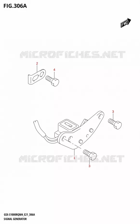 DYNAMO SENSOR Suzuki MOTO 1000 GSX-S 2024  GSX-S1000RQ M4 (E21)