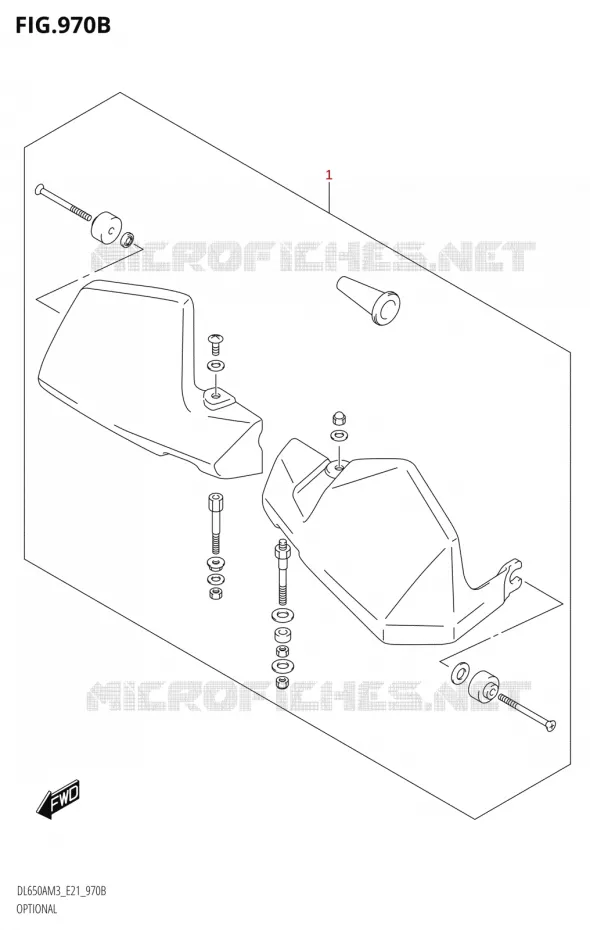 OPTIES (DL650A:M3:E21) Suzuki MOTO 650 V-STROM 2023  DL650AM3
