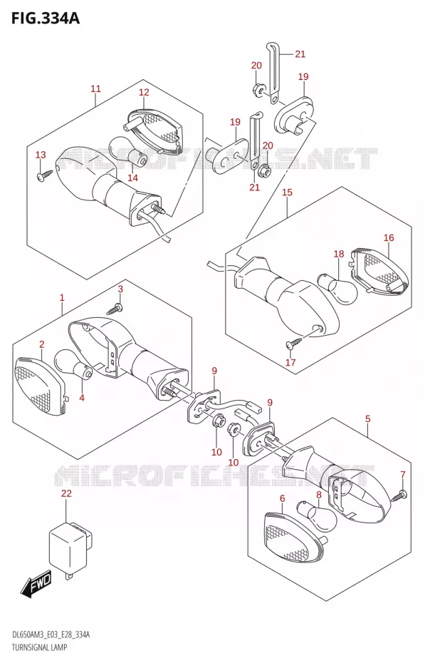 INDICATOREN Suzuki MOTO 650 V-STROM 2023  DL650AM3