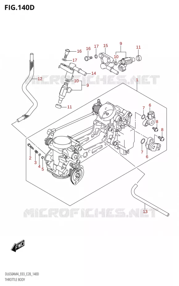 GASKLEPHUIS (DL650XA:M4:E03) Suzuki MOTO 650 V-STROM 2024  DL650AM4