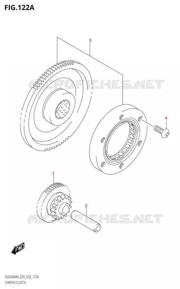 STARTMOTOR KOPPELINGS Suzuki MOTO 650 V-STROM 2024  DL650AM4