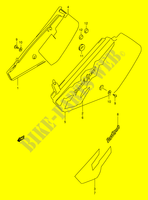 ACHTER KUIP  (MODELE V/W) voor Suzuki DR 350 1997