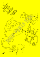FAIRING INSTALLATIEDELEN (MODELE K4/K5/K6) voor Suzuki V-STROM 1000 2005