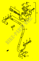 FRONT HOOFDREMCILINDER (DR350SHN/SHP/SHR) voor Suzuki DR 350 1994