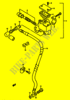 FRONT HOOFDREMCILINDER (DR350SL/SM/SN/SP/SR) voor Suzuki DR 350 1990