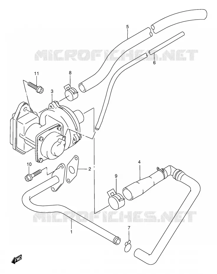 ANTI VERVUILINGS SYSTEM (E18) Suzuki MOTO 650 DR 1996  DR650SET(E4)