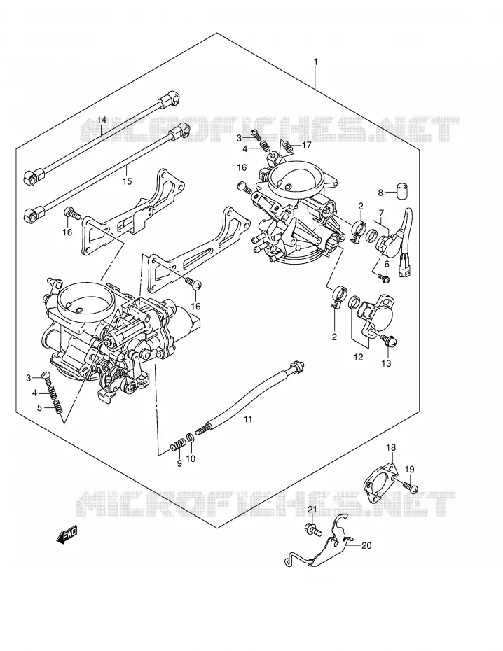 BRANDSTOFINJECTIE ASSY Suzuki MOTO 650 V-STROM 2006  DL650K6(E2)
