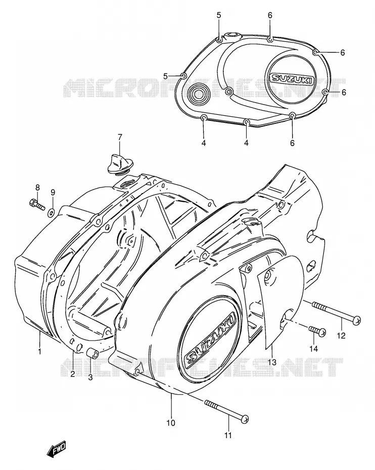 CASING Suzuki MOTO 100 AP 1997  AX100V(E94)